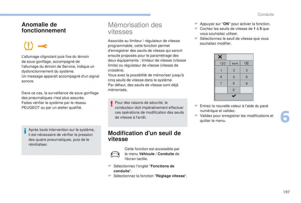 manual Peugeot 5008 FL manuel du proprietaire / page 199