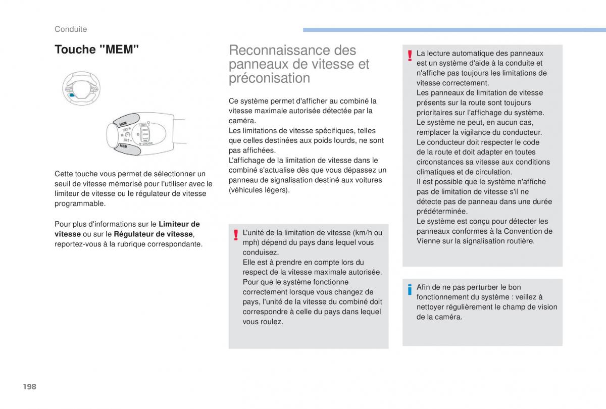 manual Peugeot 5008 FL manuel du proprietaire / page 200