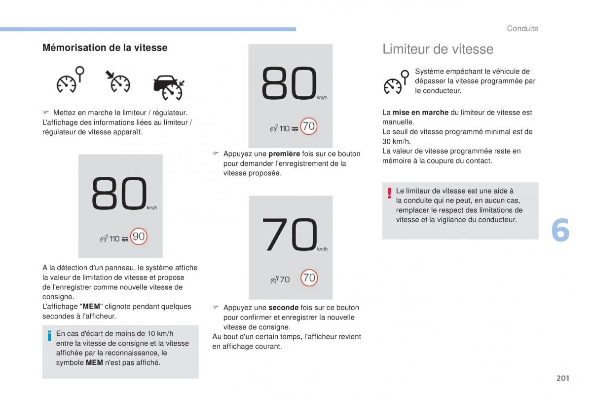 manual Peugeot 5008 FL manuel du proprietaire / page 203