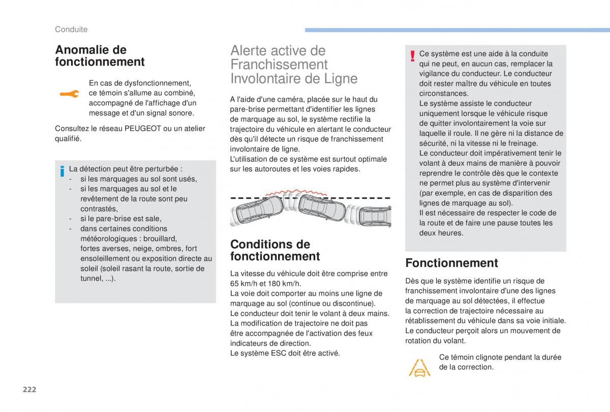 manual Peugeot 5008 FL manuel du proprietaire / page 224