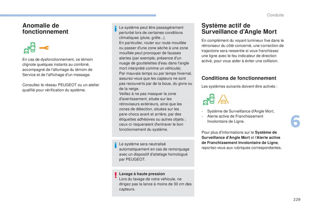 manual Peugeot 5008 FL manuel du proprietaire / page 231