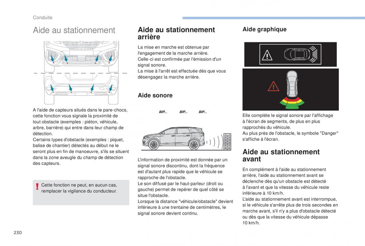 Peugeot 5008 FL manuel du proprietaire / page 232