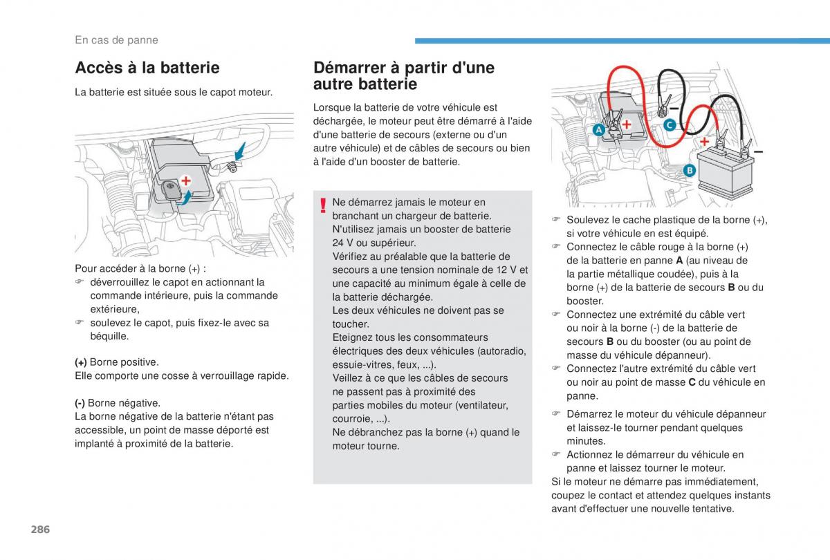 manual Peugeot 5008 FL manuel du proprietaire / page 288