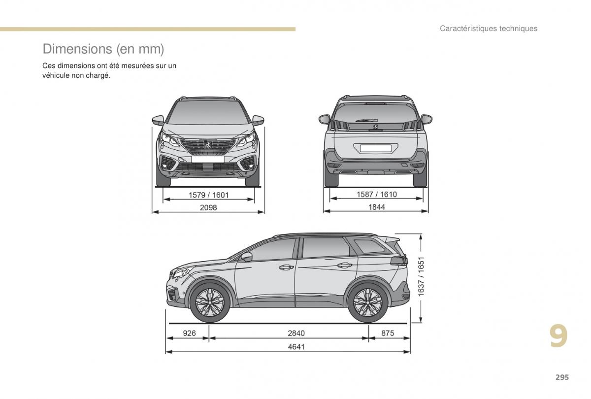 manual Peugeot 5008 FL manuel du proprietaire / page 297