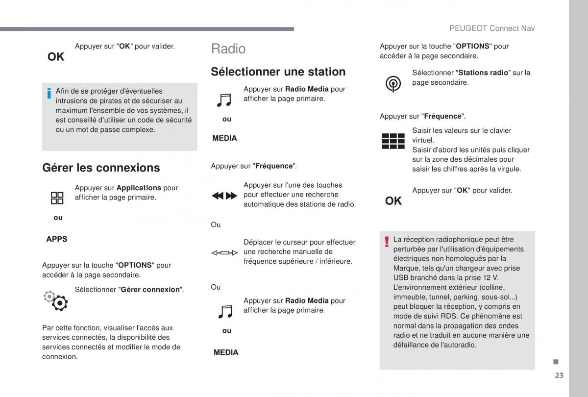 manual Peugeot 5008 FL manuel du proprietaire / page 321