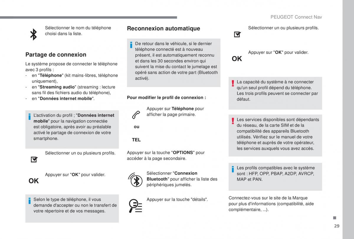 manual Peugeot 5008 FL manuel du proprietaire / page 327