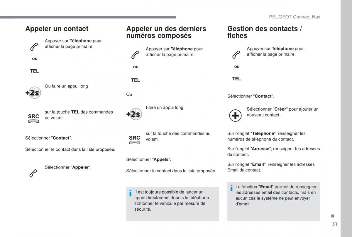 manual Peugeot 5008 FL manuel du proprietaire / page 329