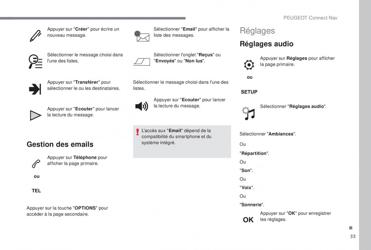 manual Peugeot 5008 FL manuel du proprietaire / page 331