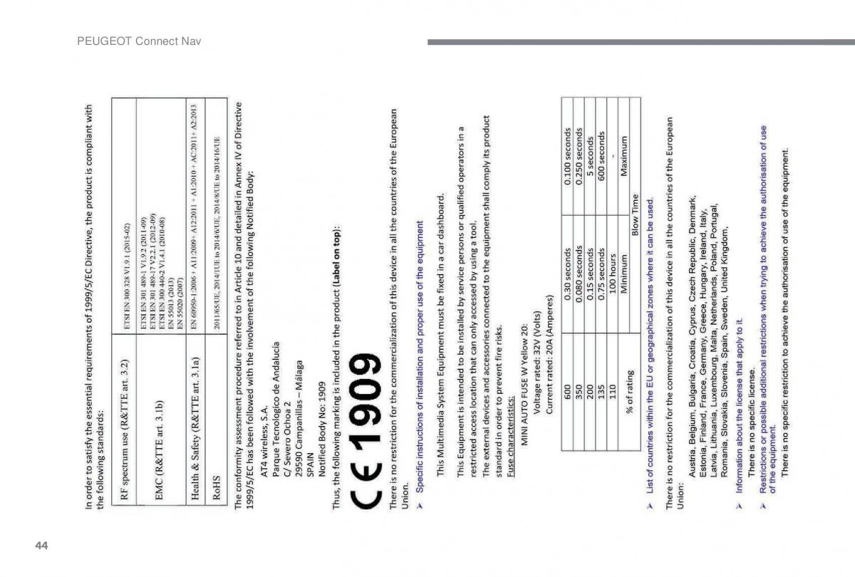 manual Peugeot 5008 FL manuel du proprietaire / page 342
