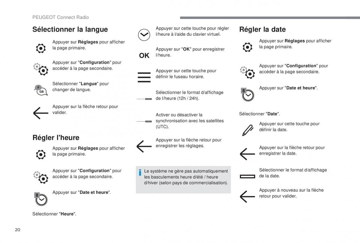 manual Peugeot 5008 FL manuel du proprietaire / page 364