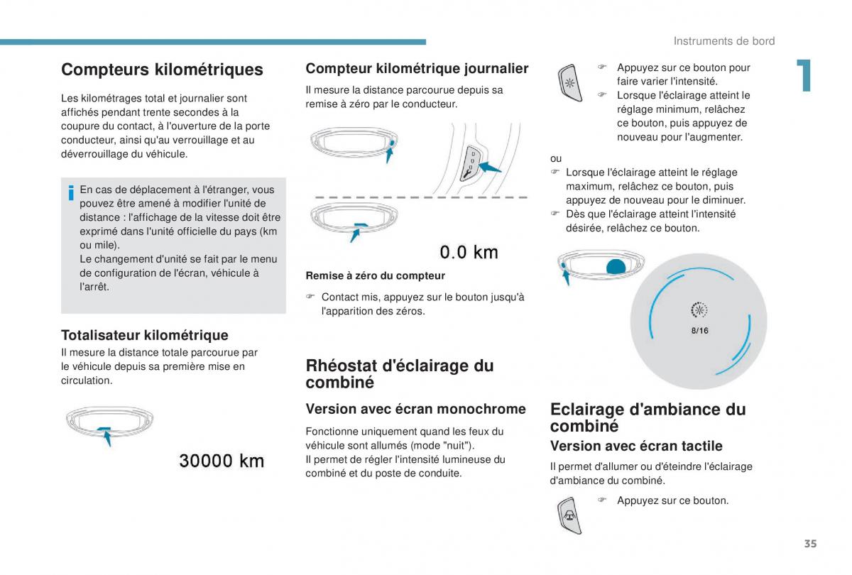 manual Peugeot 5008 FL manuel du proprietaire / page 37