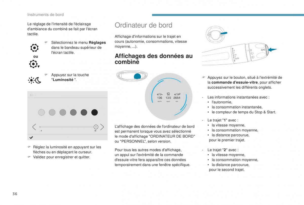 manual Peugeot 5008 FL manuel du proprietaire / page 38