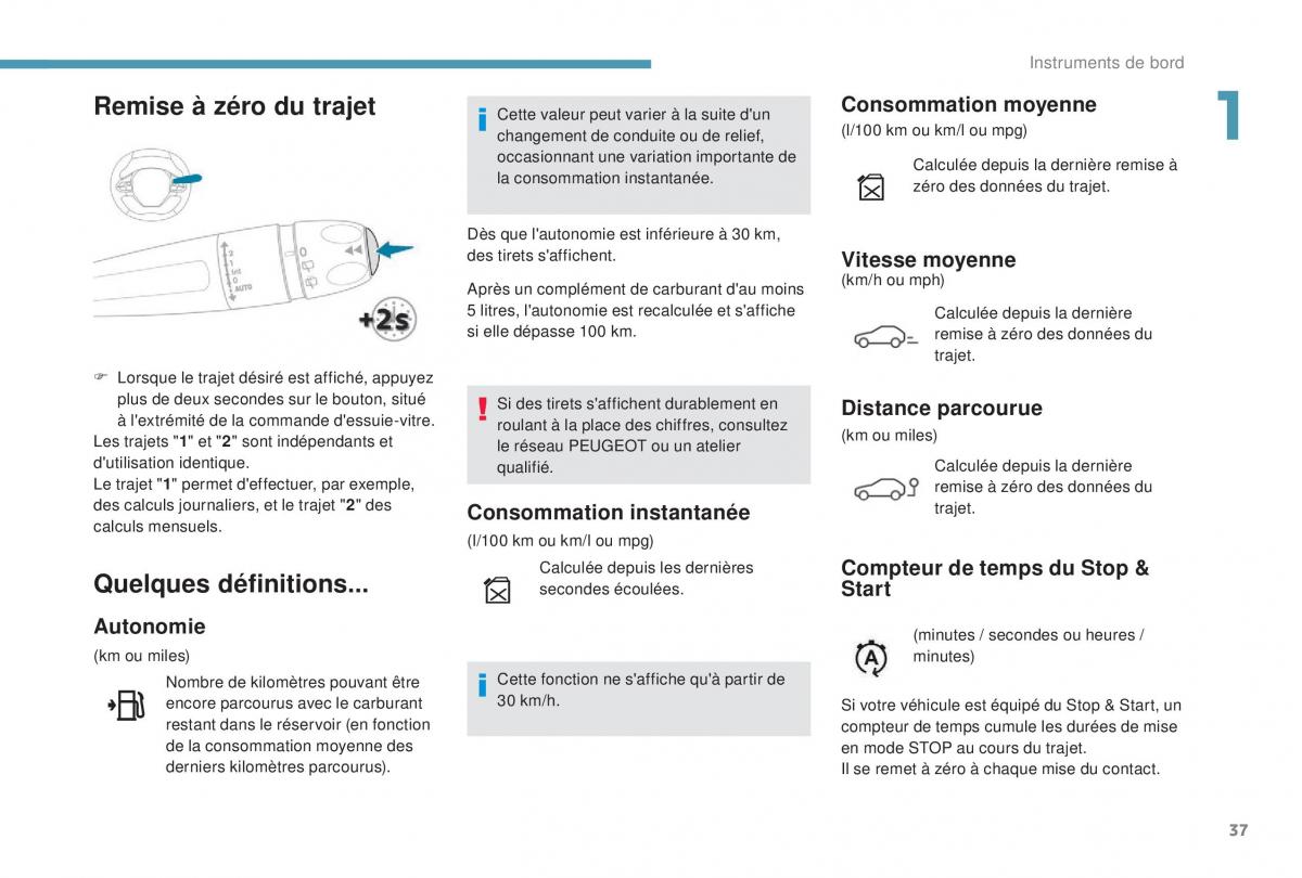 manual Peugeot 5008 FL manuel du proprietaire / page 39