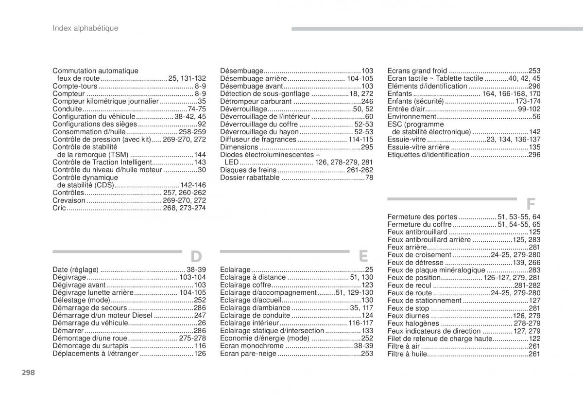 Peugeot 5008 FL manuel du proprietaire / page 396