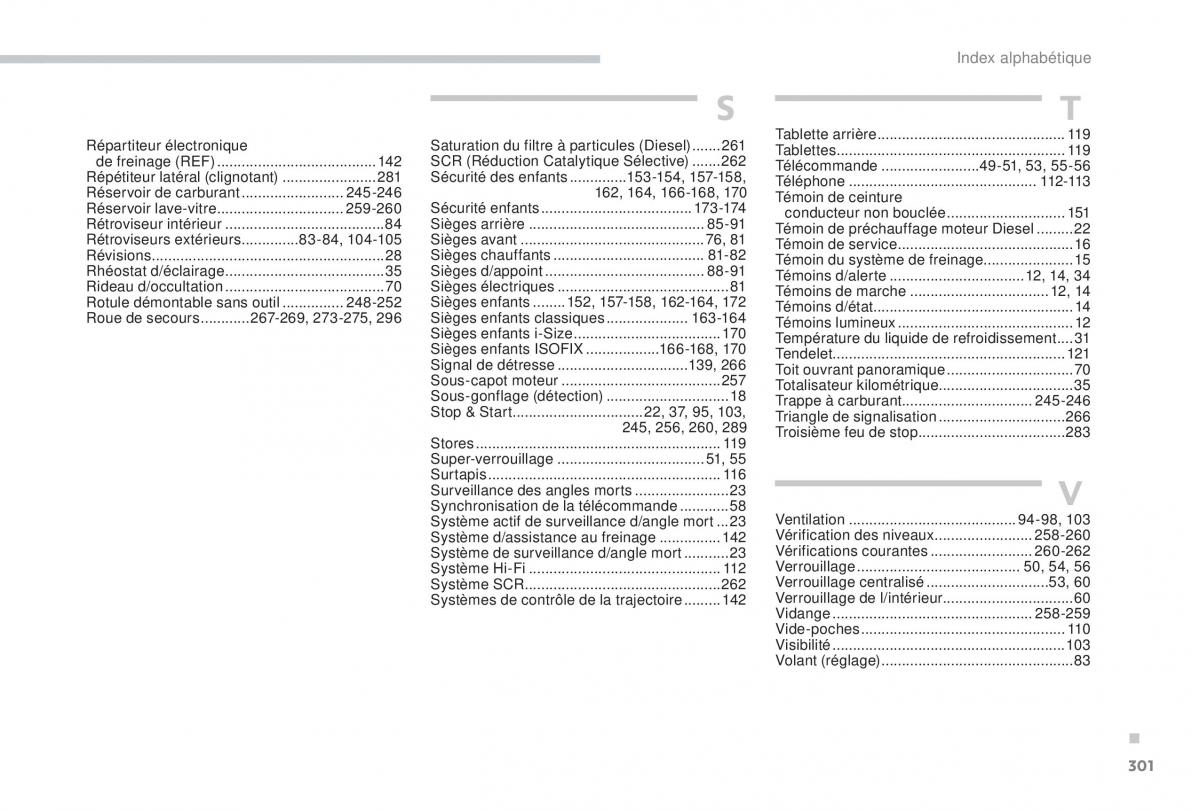 Peugeot 5008 FL manuel du proprietaire / page 399
