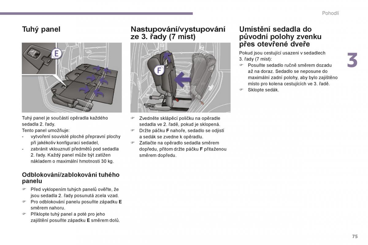 manual  Peugeot 5008 II 2 navod k obsludze / page 77