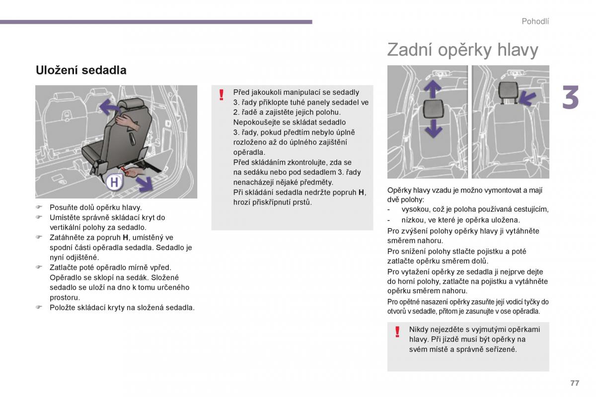 manual  Peugeot 5008 II 2 navod k obsludze / page 79