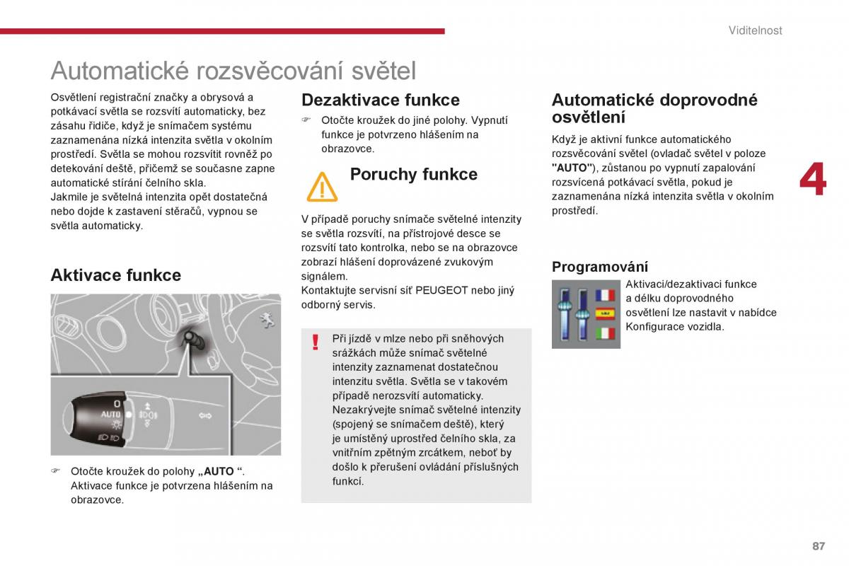 manual  Peugeot 5008 II 2 navod k obsludze / page 89