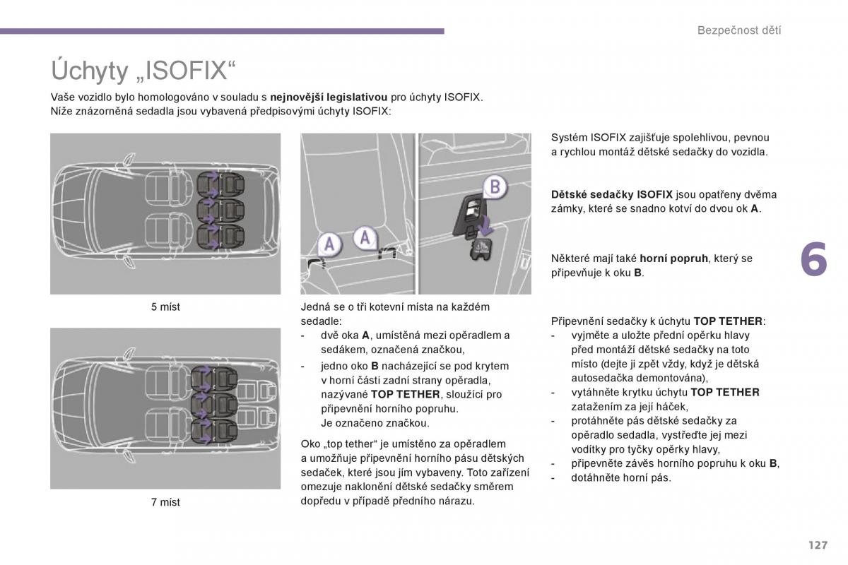 manual  Peugeot 5008 II 2 navod k obsludze / page 129