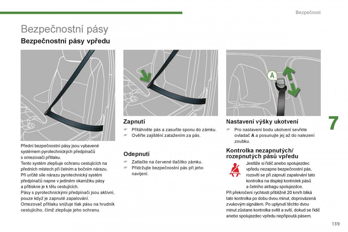 manual  Peugeot 5008 II 2 navod k obsludze / page 141