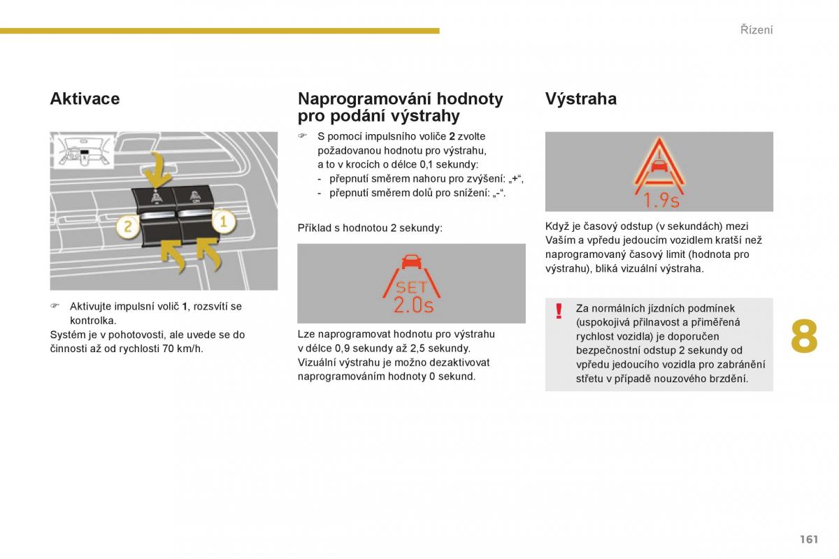 manual  Peugeot 5008 II 2 navod k obsludze / page 163