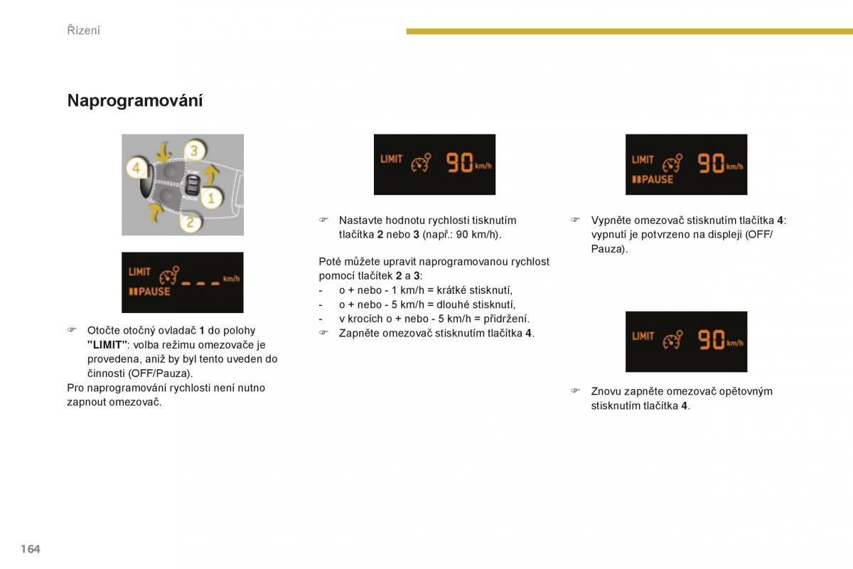 manual  Peugeot 5008 II 2 navod k obsludze / page 166