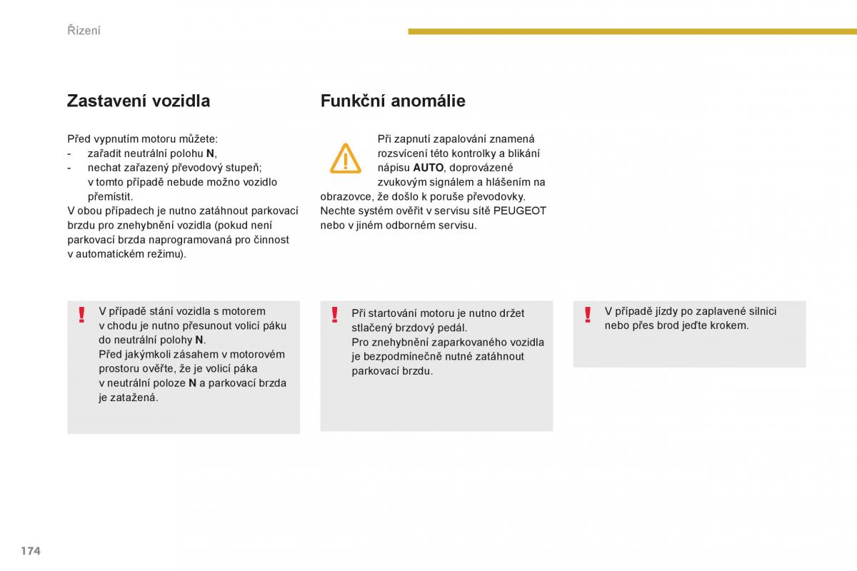 manual  Peugeot 5008 II 2 navod k obsludze / page 176