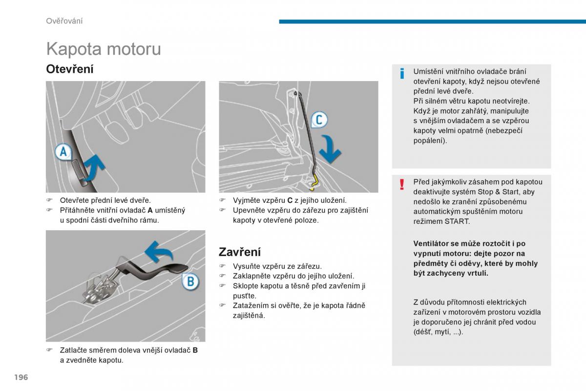 manual  Peugeot 5008 II 2 navod k obsludze / page 198