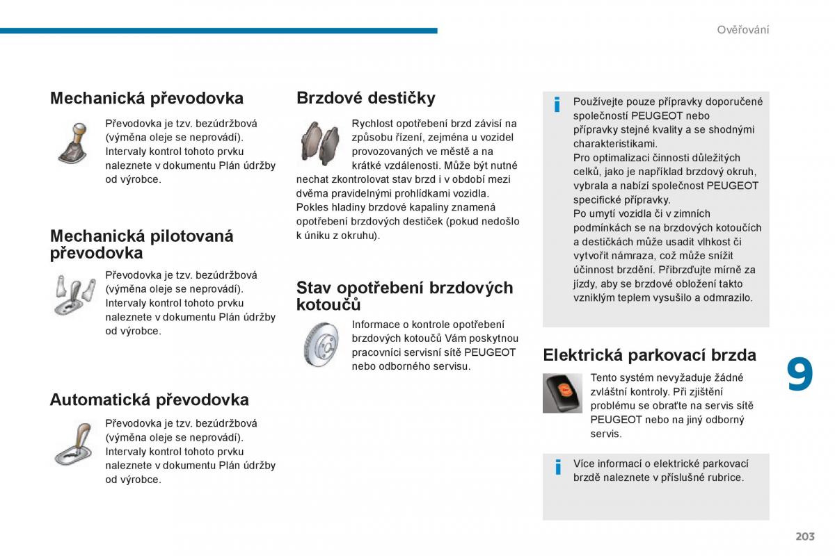 manual  Peugeot 5008 II 2 navod k obsludze / page 205