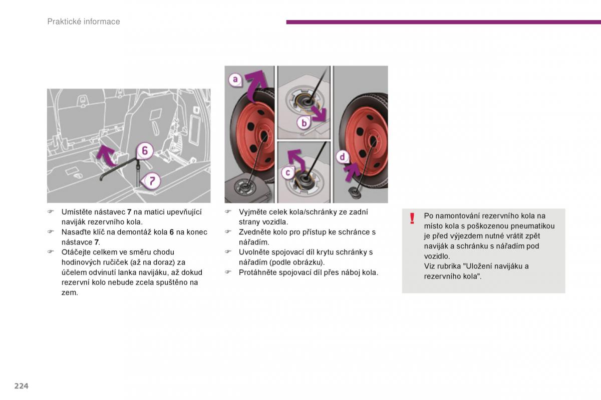 manual  Peugeot 5008 II 2 navod k obsludze / page 226