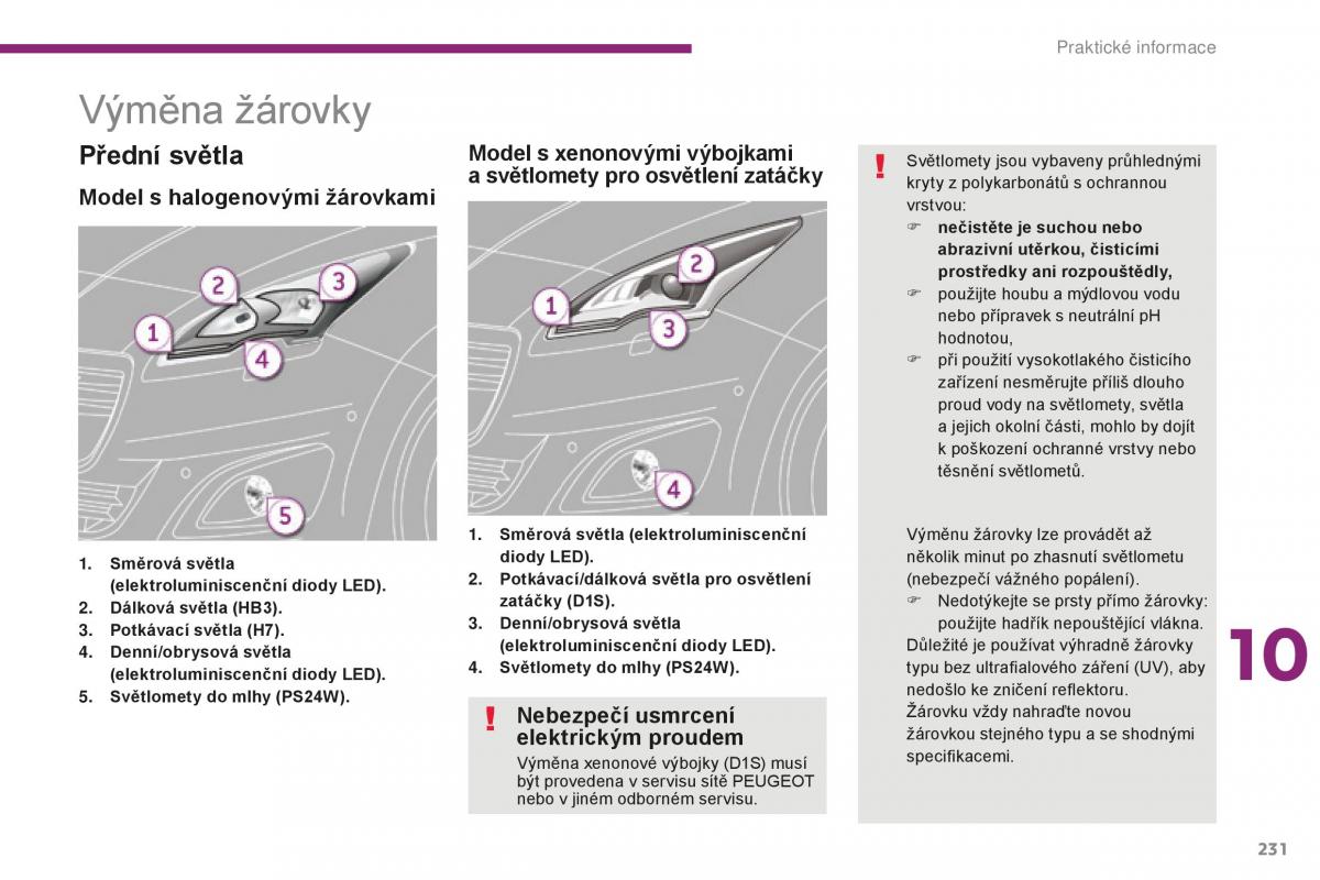 manual Peugeot 5008 II 2 navod k obsludze / page 233