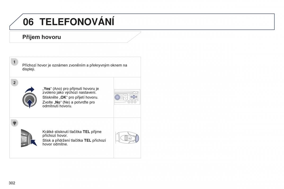 manual  Peugeot 5008 II 2 navod k obsludze / page 304