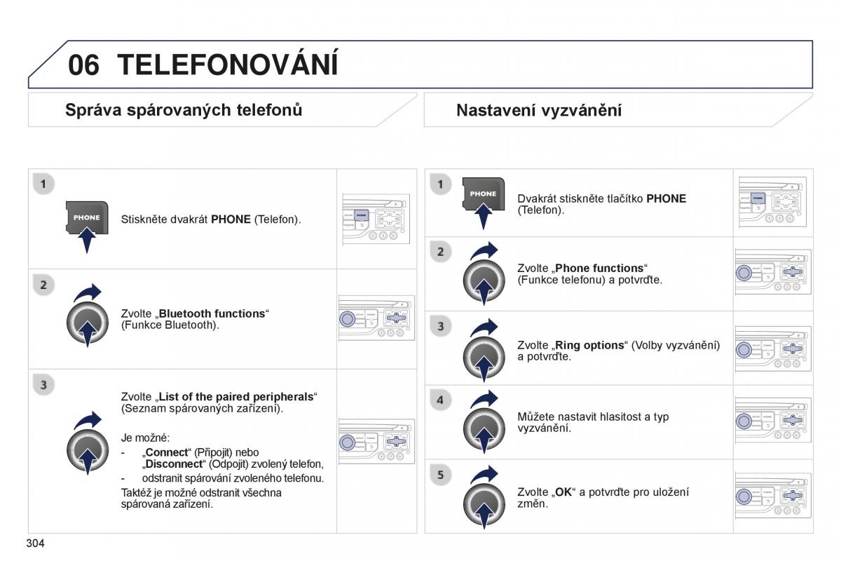 manual  Peugeot 5008 II 2 navod k obsludze / page 306