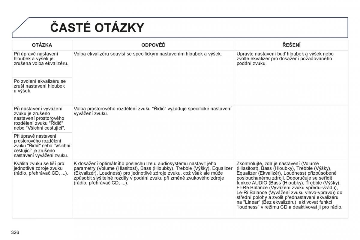 manual  Peugeot 5008 II 2 navod k obsludze / page 328