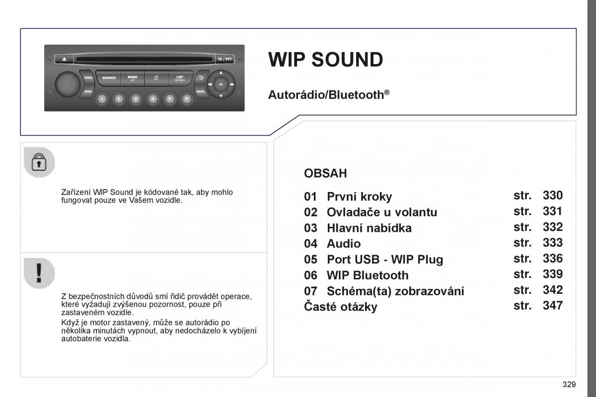 manual  Peugeot 5008 II 2 navod k obsludze / page 331