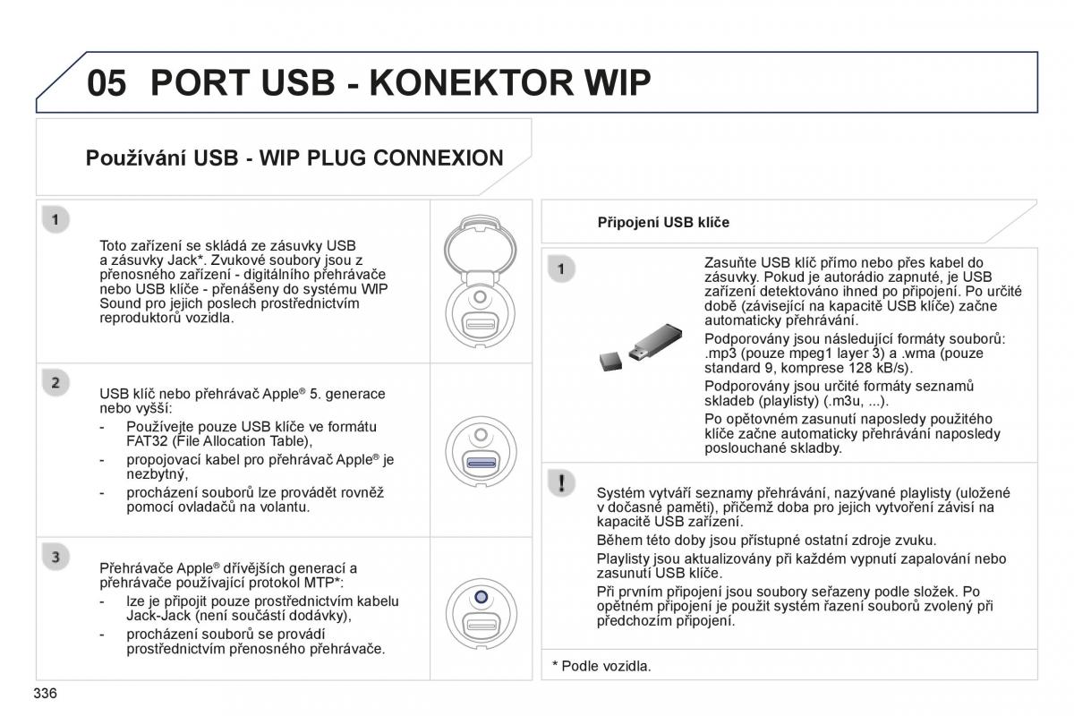 manual  Peugeot 5008 II 2 navod k obsludze / page 338