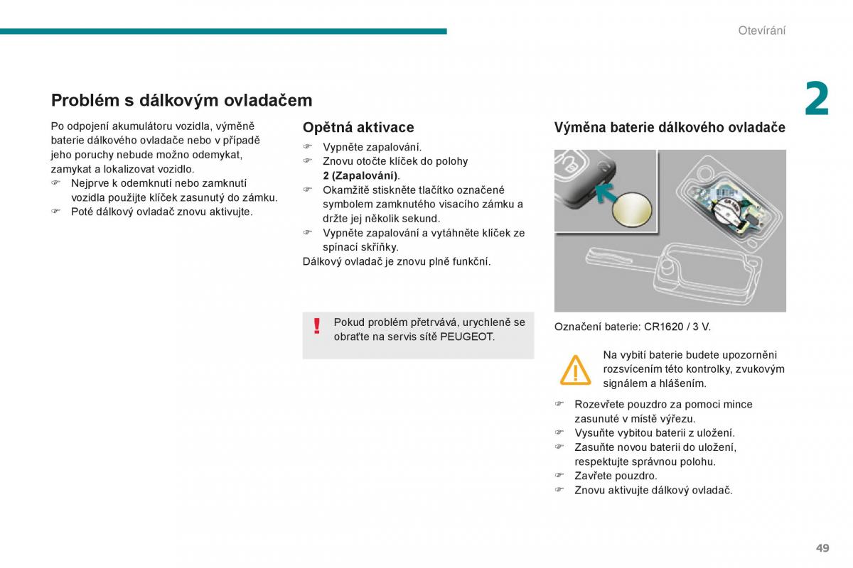 manual  Peugeot 5008 II 2 navod k obsludze / page 51