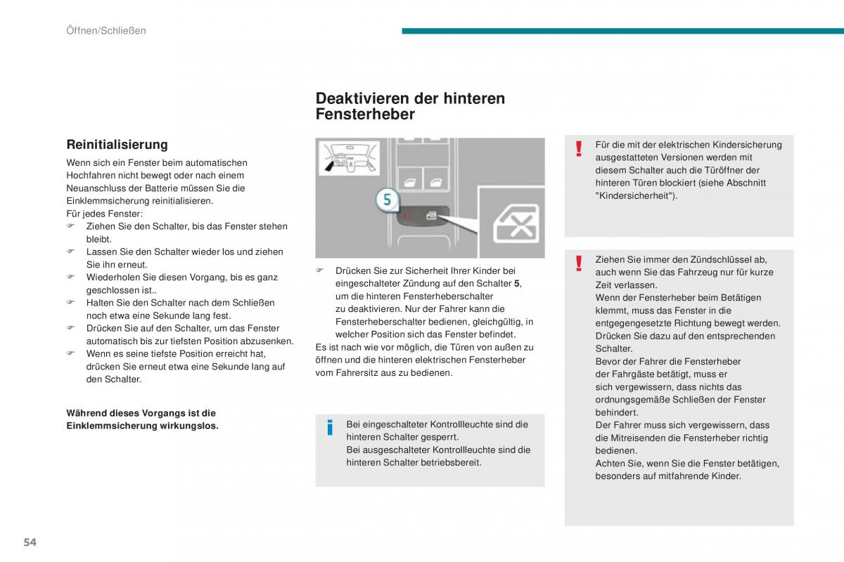 Peugeot 5008 II 2 Handbuch / page 56