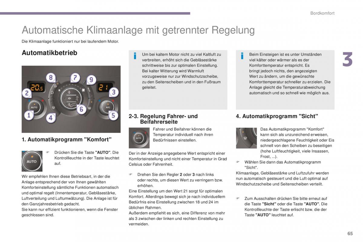 Peugeot 5008 II 2 Handbuch / page 67