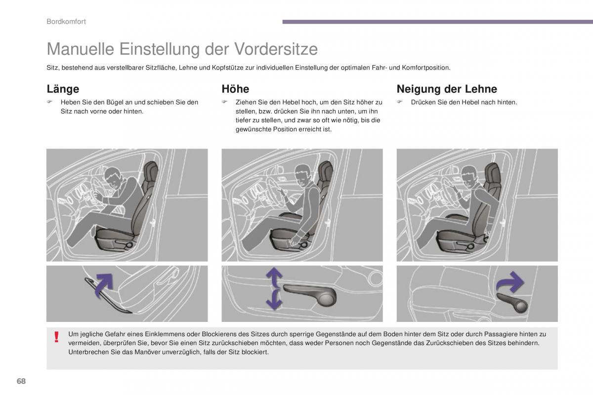 Peugeot 5008 II 2 Handbuch / page 70