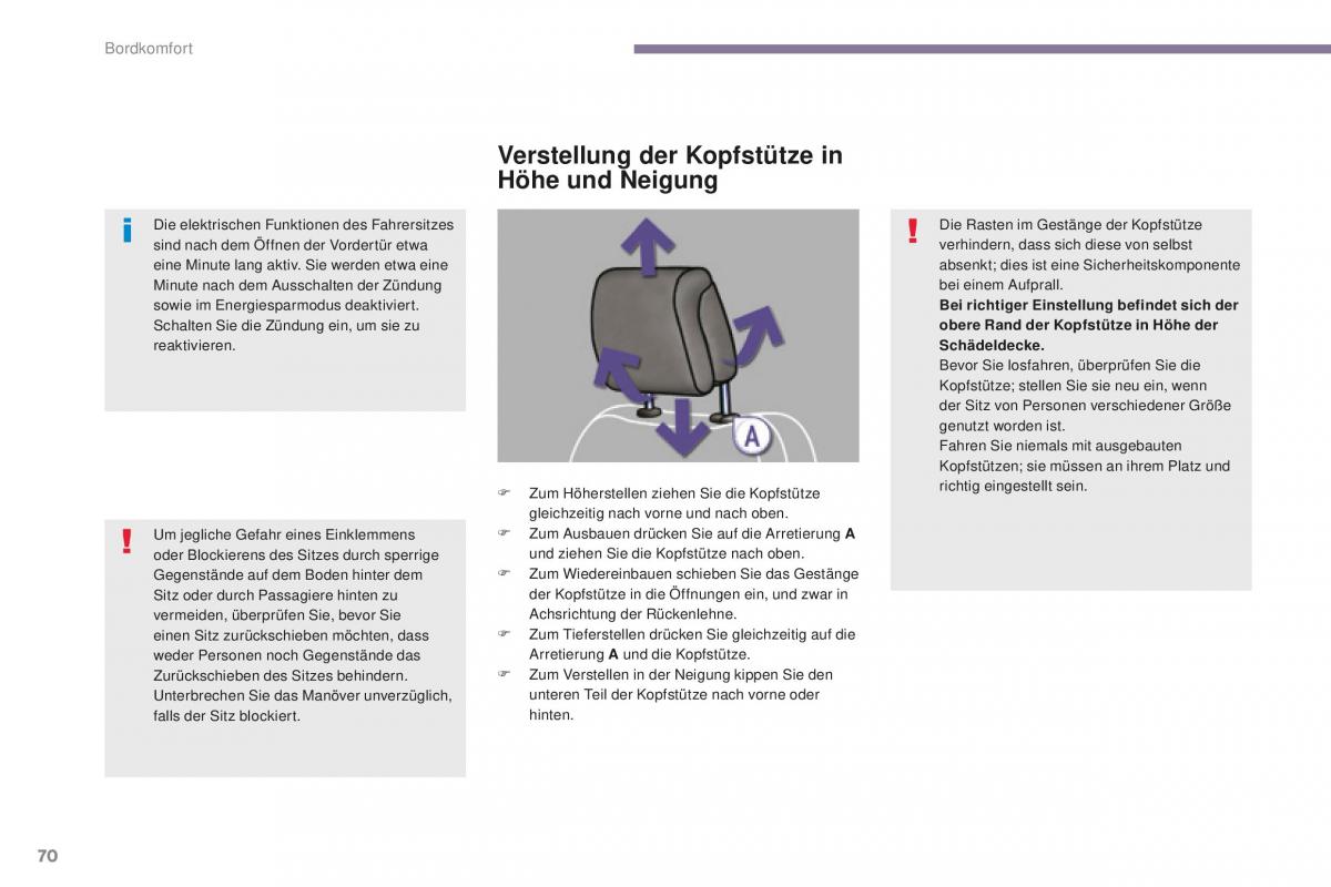 Peugeot 5008 II 2 Handbuch / page 72