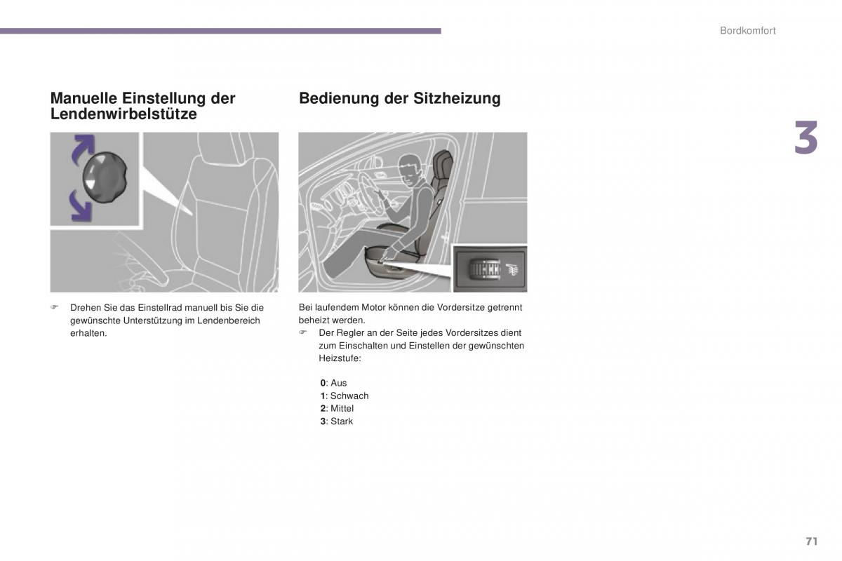 Peugeot 5008 II 2 Handbuch / page 73