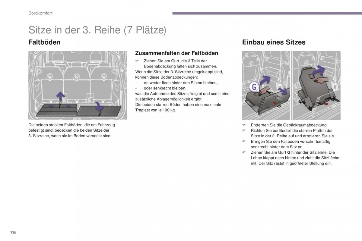 Peugeot 5008 II 2 Handbuch / page 78