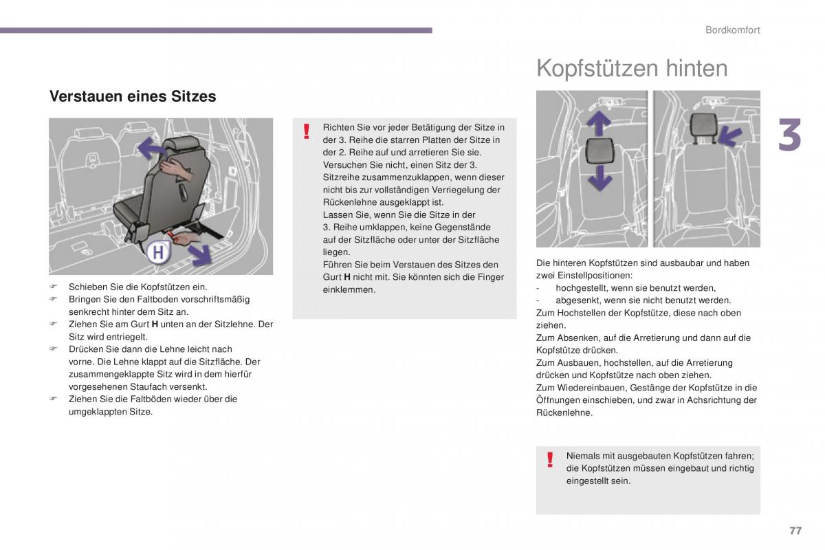 Peugeot 5008 II 2 Handbuch / page 79