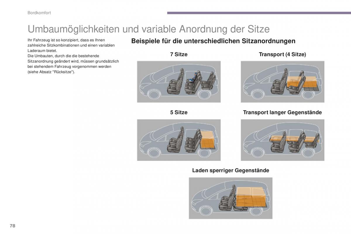 Peugeot 5008 II 2 Handbuch / page 80