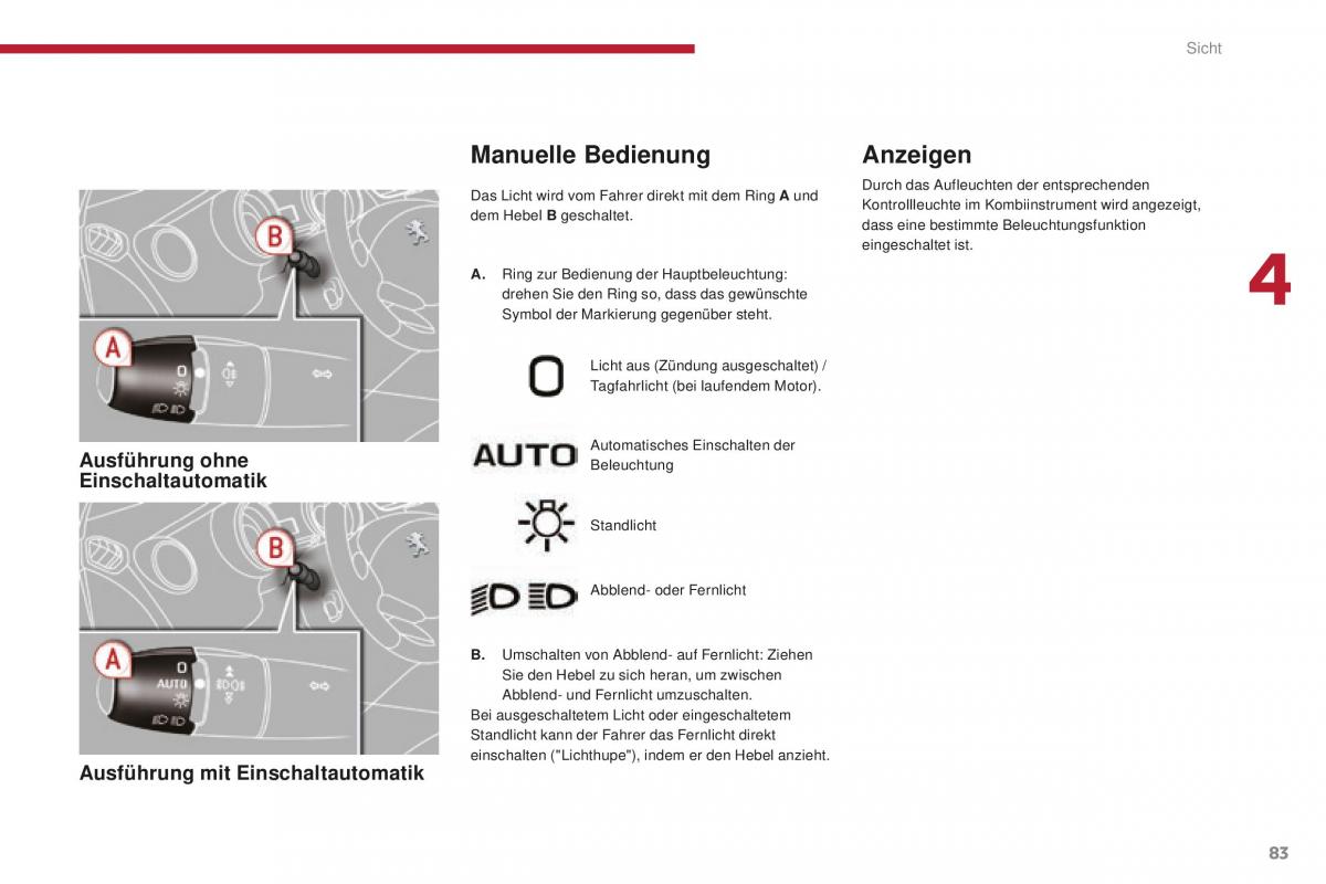 Peugeot 5008 II 2 Handbuch / page 85