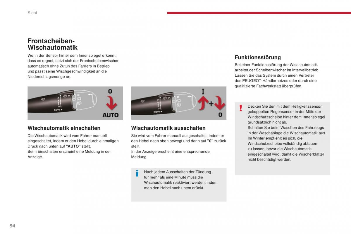 Peugeot 5008 II 2 Handbuch / page 96