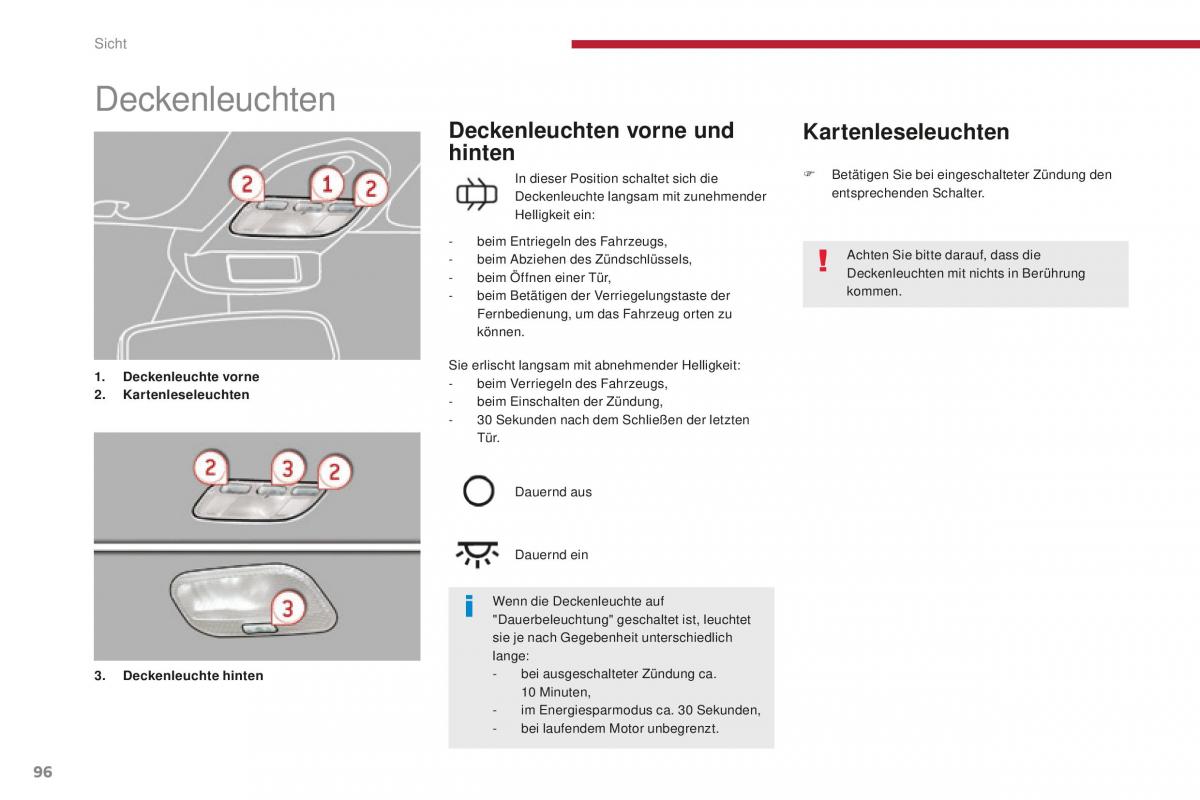 Peugeot 5008 II 2 Handbuch / page 98