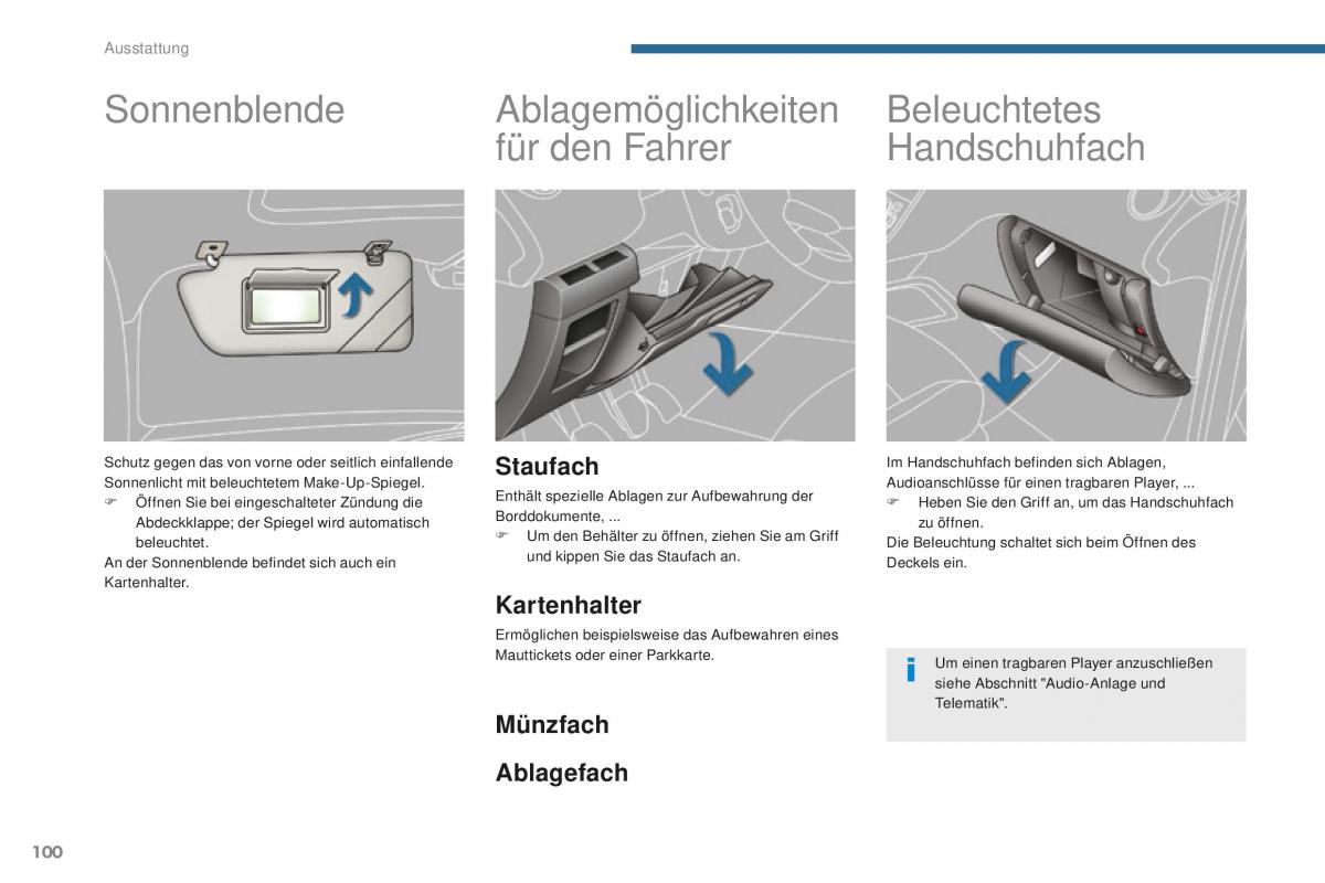 Peugeot 5008 II 2 Handbuch / page 102