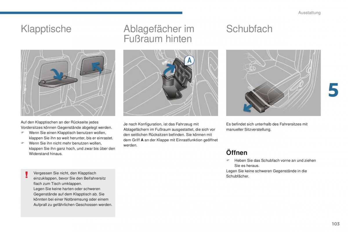 Peugeot 5008 II 2 Handbuch / page 105